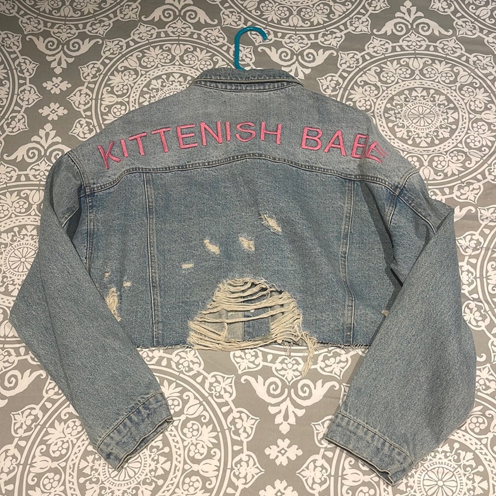 Kittenish jean jacket